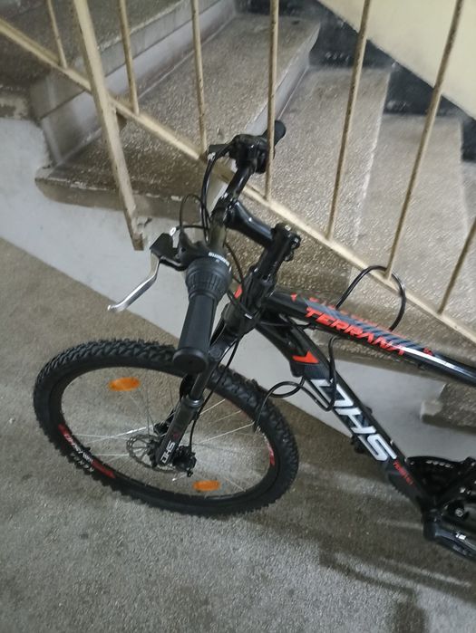 Bicicleta Mtb Dhs 2605 - 26 inch, M, Negru/Rosu