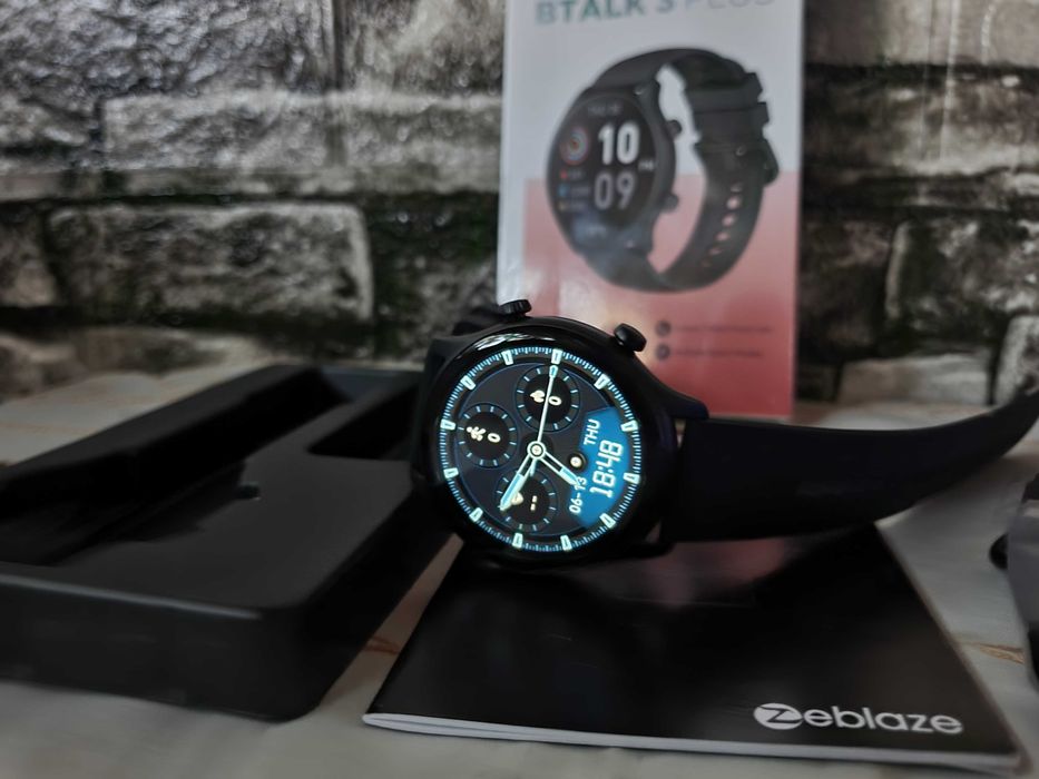 SmartWatch Zeblaze Btalk 3 Plus 1.39 inch HD Color, Microfon, difuzor