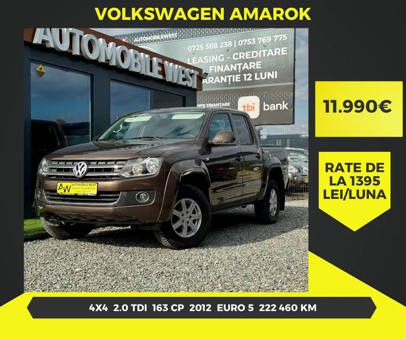 Volkswagen Amarok 4Motion Variante / Schimb , Rate cu Avans 0
