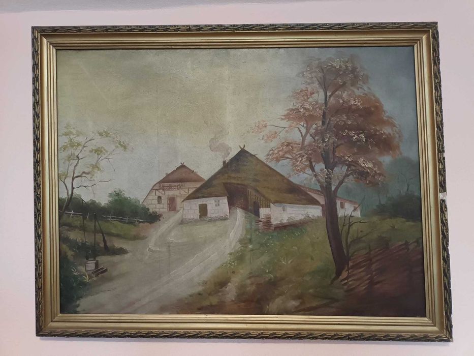 Urgent Peisaj in ulei pe pinza