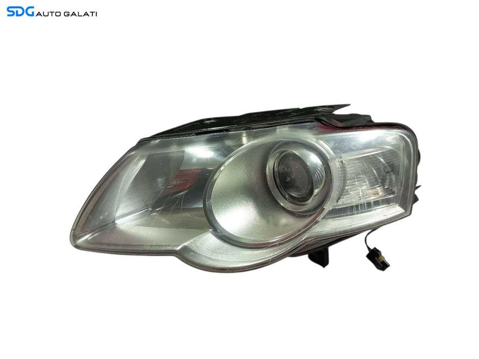 Far Stanga EUROPA cu Lupa FARA Xenon Volkswagen Passat B6 2005 - 2010 Cod 3C0941005Q [LS0087]