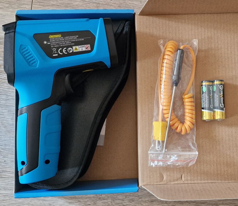 Безконтактен инфраред темометър 1600°С