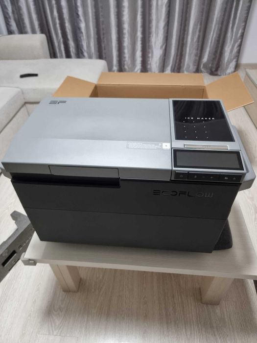 Frigider auto EcoFlow Glacier, Dual Zone, 38L, cuburi de gheata, WiFi