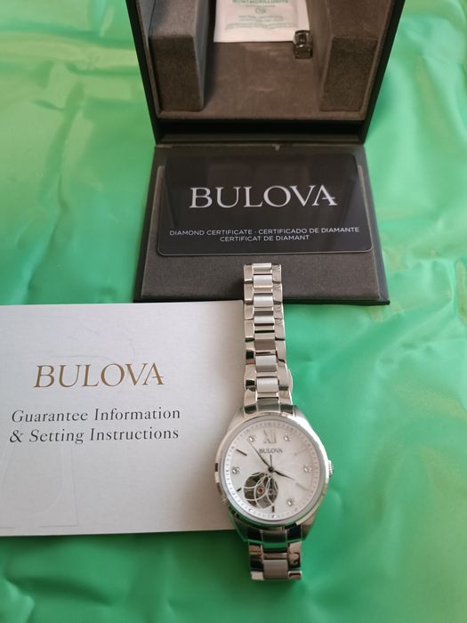 Ceas damă bulova cu diamante