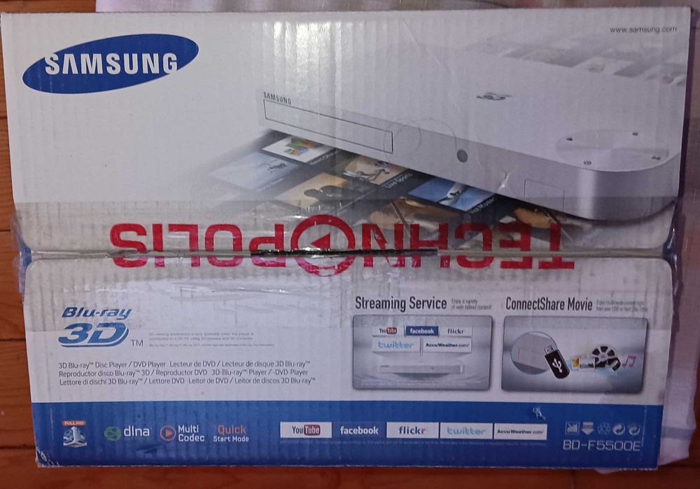 DVD плейър Samsung четящ много формати+записвачка за компютър+дискове