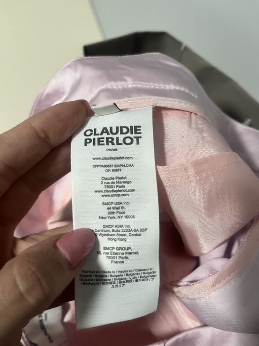 Розов сатенен летен панталон Claudie Pierlot