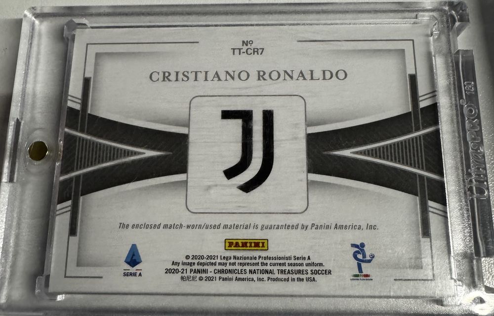 Cristiano Ronaldo Match-worn patch /299