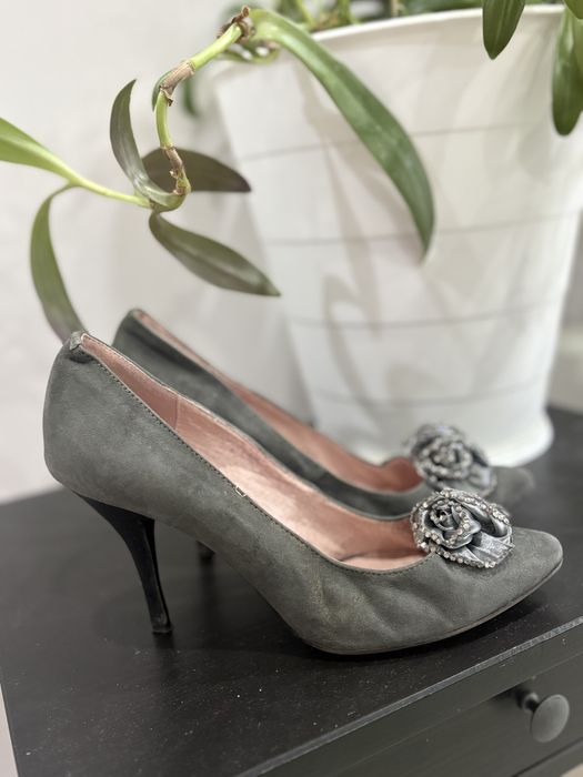 Туфли красивые замшевые