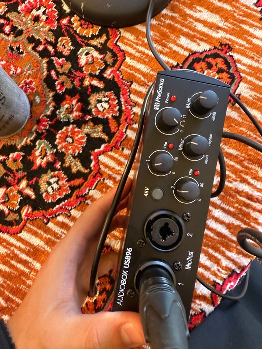 Чието нови AKG P120 + Presonus AudioBox USB 96
