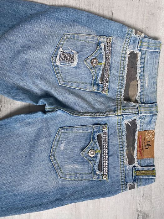 Дънки UB Jeans, широк крачол