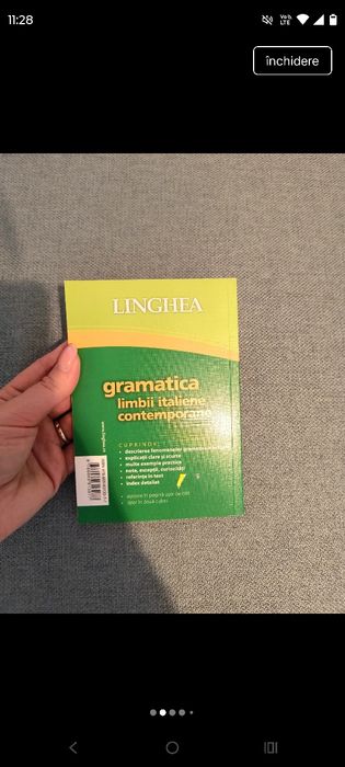 Gramatica limbii italiene contemporane Editura Linghea noua