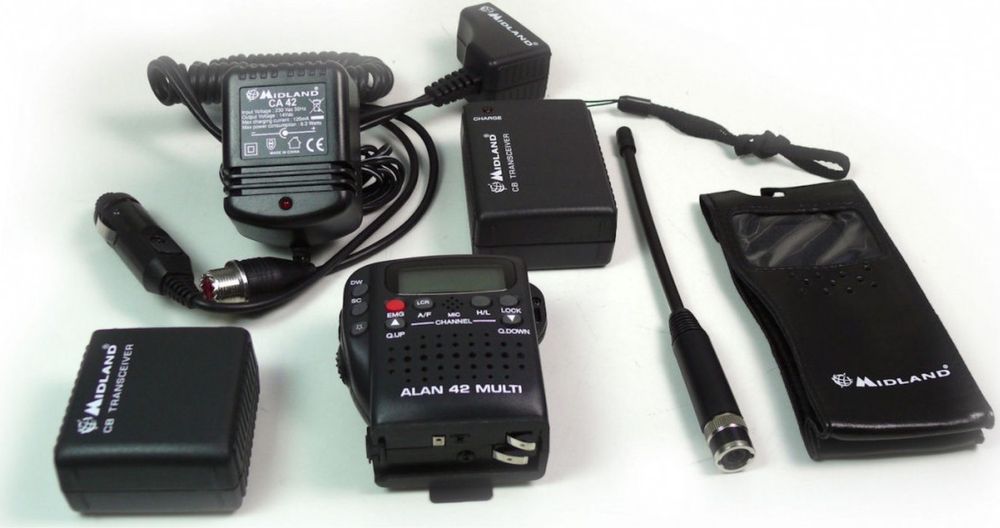 Statie radio CB Midland Alan 42DS cu antena magnet noi