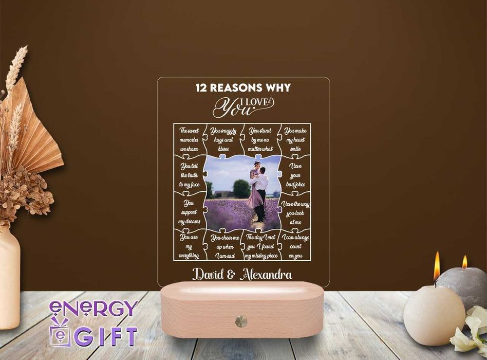 Lampa Led Personalizata – Puzzle