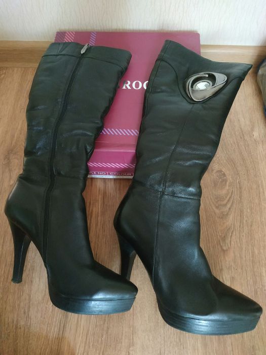 Сапоги кожаные Турция