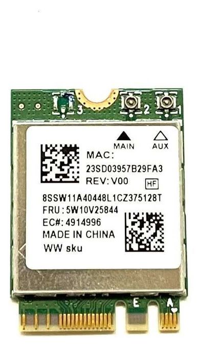 Placa retea Realtek RTL8852BE WiFi 6 802.