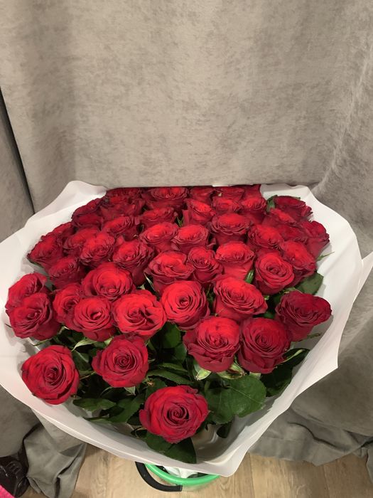 Роза 51штук с оформление