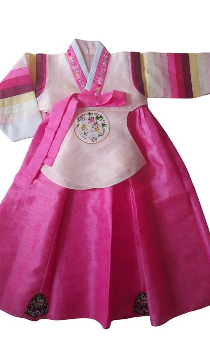 Ханбок,  корейское платье для девочки 3-5 лет