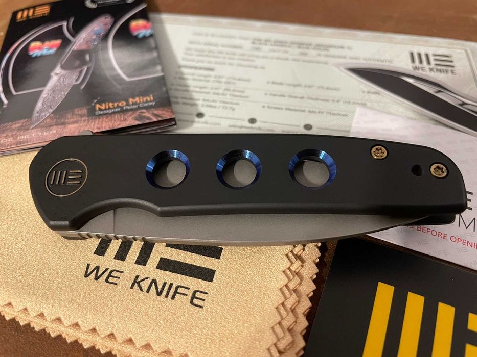 cutit / briceag WEKNIFE Shakan Flipper Knife Titanium Handle