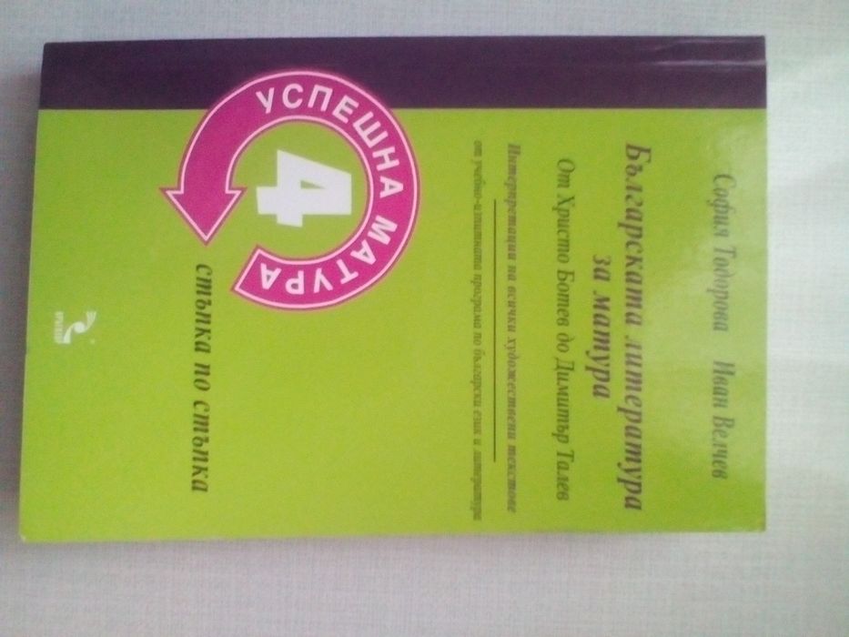 Помагала за матура по Български език и литература