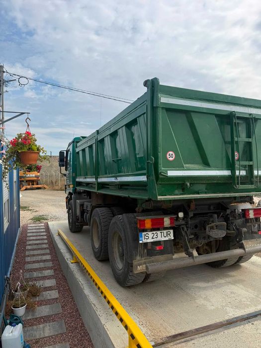 Mercedes-Benz Actros 2640 6x4 Euro 3 – Basculantă 3 părți Meiller – 12 m³ – Lamă + Sărăriță