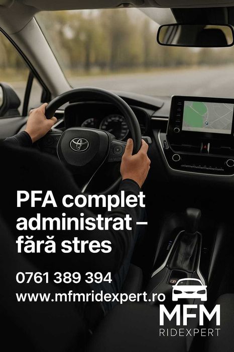 Contabilitate si Administrare PFA Uber Bolt Ridesharing Suceava