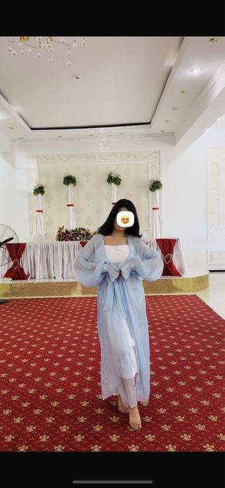 Абайка в нежно голубом цвете