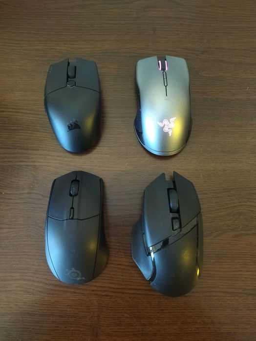 Продавам лот безжична мишка(bluetooth) Razer,Corsair,Steelseries
