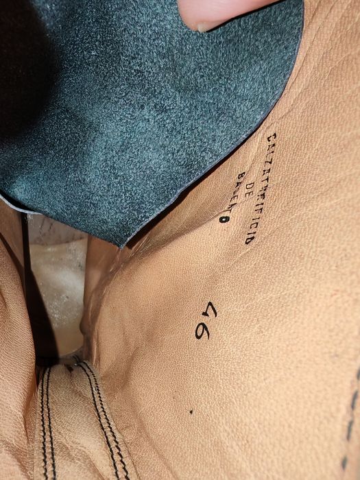 Италиански военни кубинки от естествена кожа Davos р-р 46