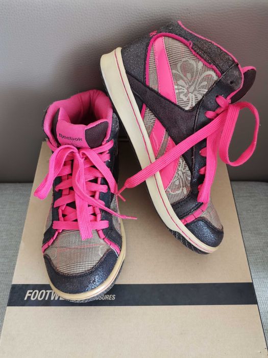 Боти ест.кожа 5th Avenue и оригинални цветни кецове  REEBOK