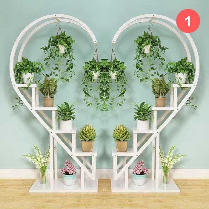 Подставка для цветов в форме сердца гул подставка стеллаж полка 2 вида