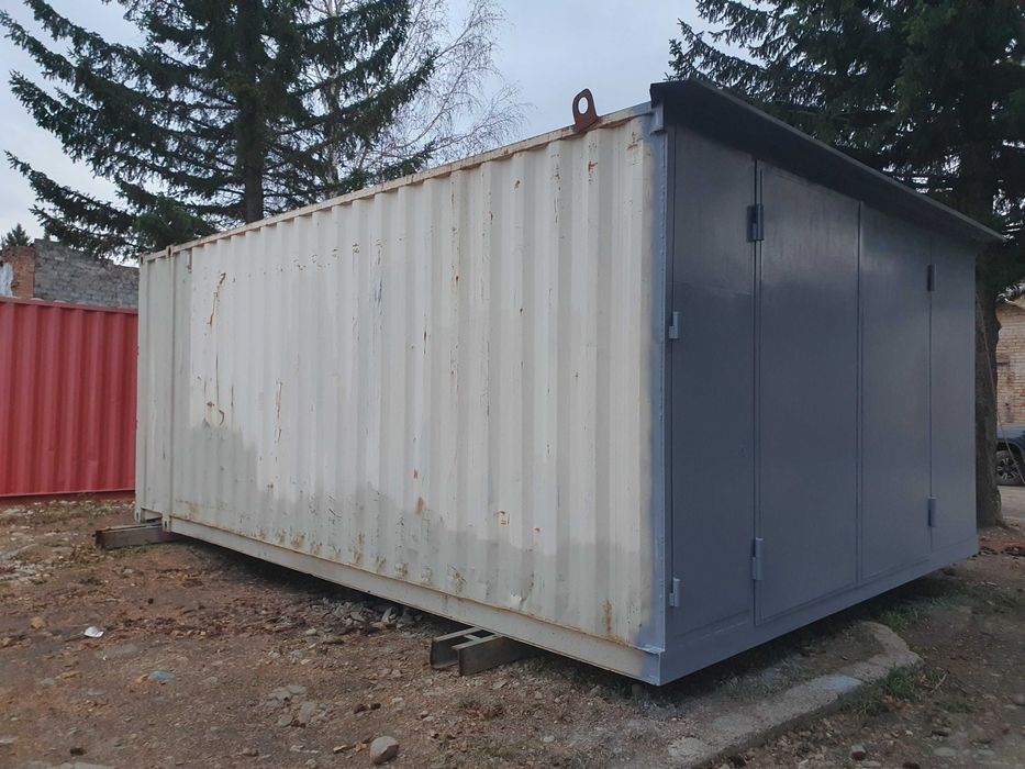 Продам металлический гараж из контейнера