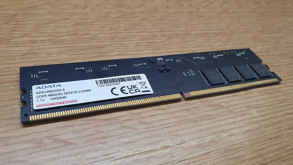 Memorie desktop ADATA, 32GB DDR5, Single Channel, 4800MHz, CL40