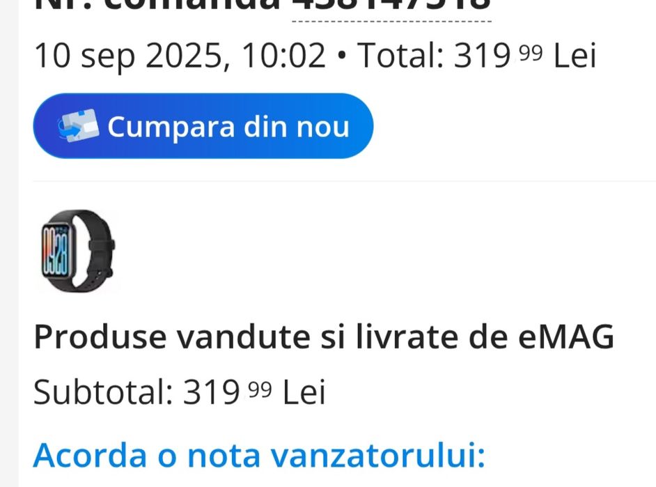 Xiaomi smart band 9 pro in garantie