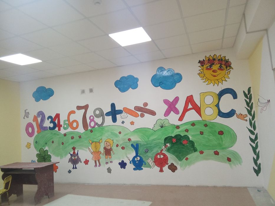 Devorga rasm chizdirish Картина на стене