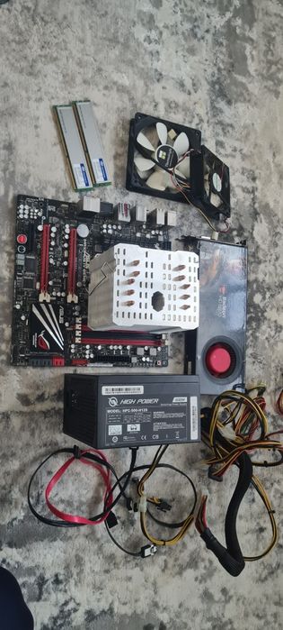 Placa baza, placa video, sursa, ram ddr3
