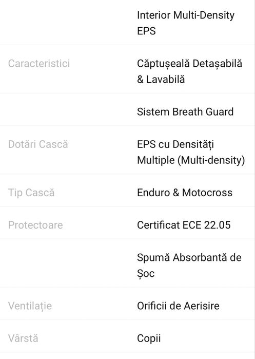 Casca enduro copii L