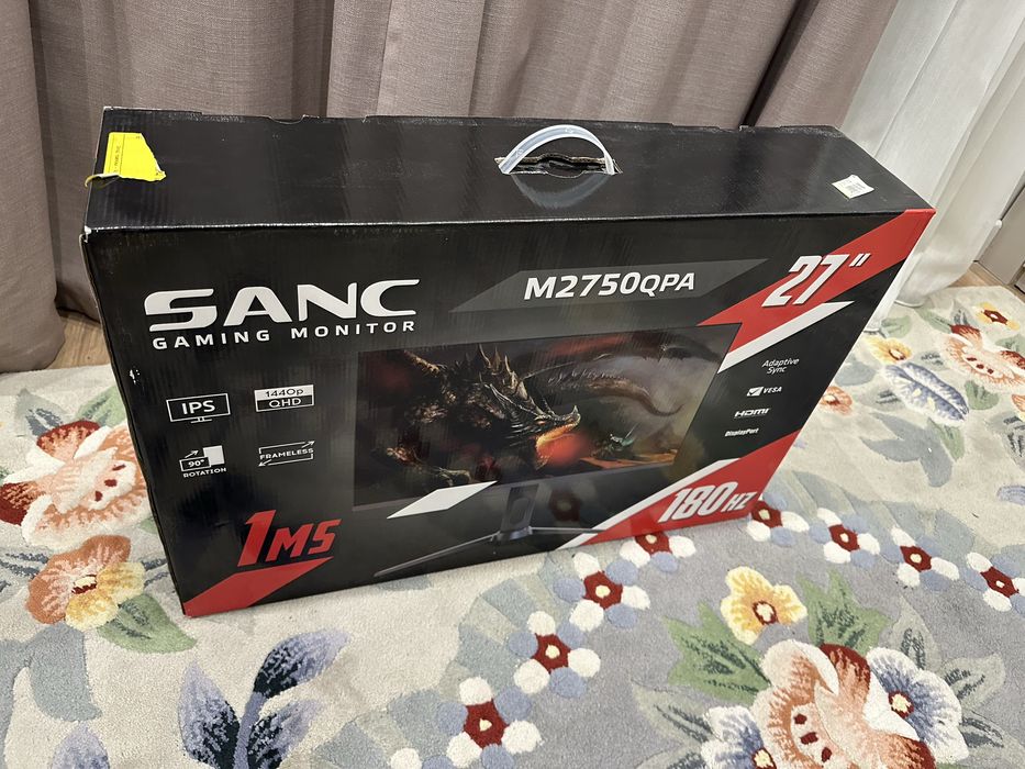 Монитор 2к 180гц 27 дюймов