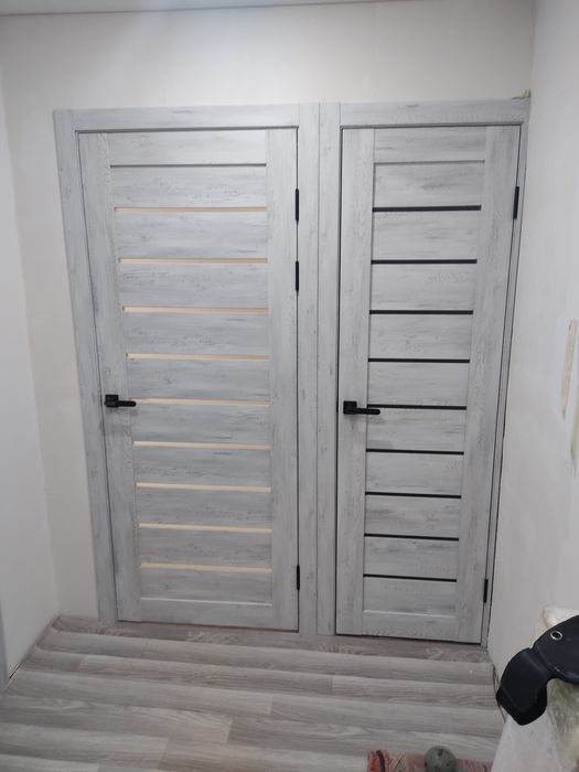 Установка дверей.