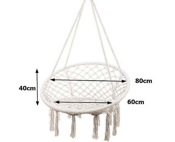 Висяща въжена люлка-хамак