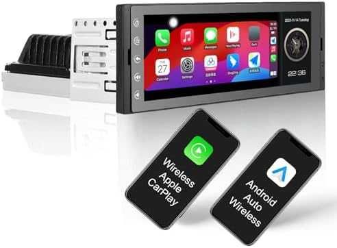 Ново 6.9" Android Car Radio с CarPlay и Bluetooth, GPS навигация кола