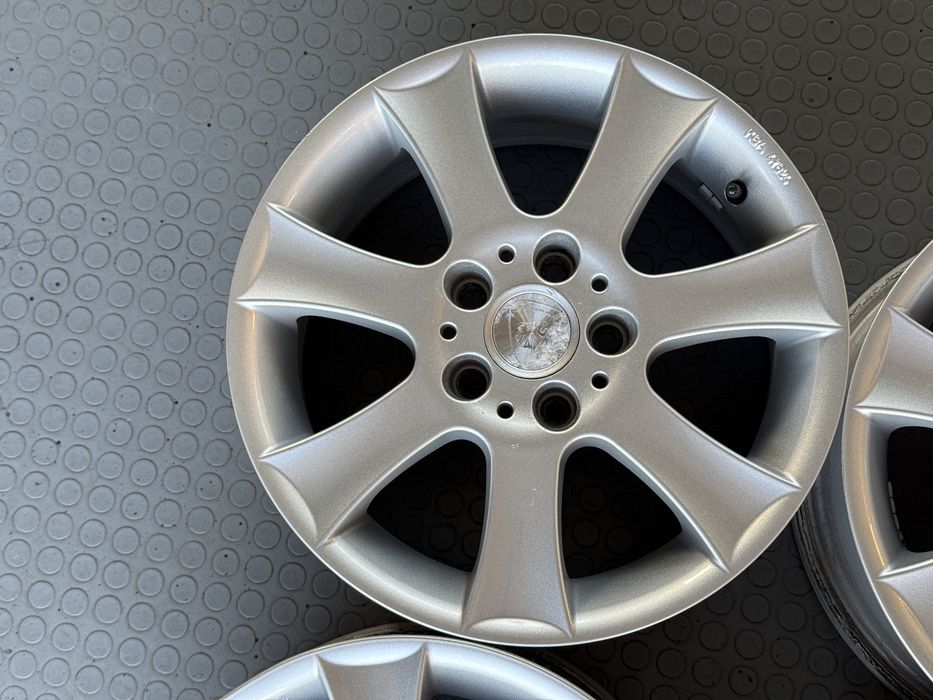 4бр. КАТО НОВИ 16” Джанти “ALUETT” 5х112 за -MERCEDES/VW/AUDI/SKODA/SEAT/VAG- 7Jx16H2, ET38