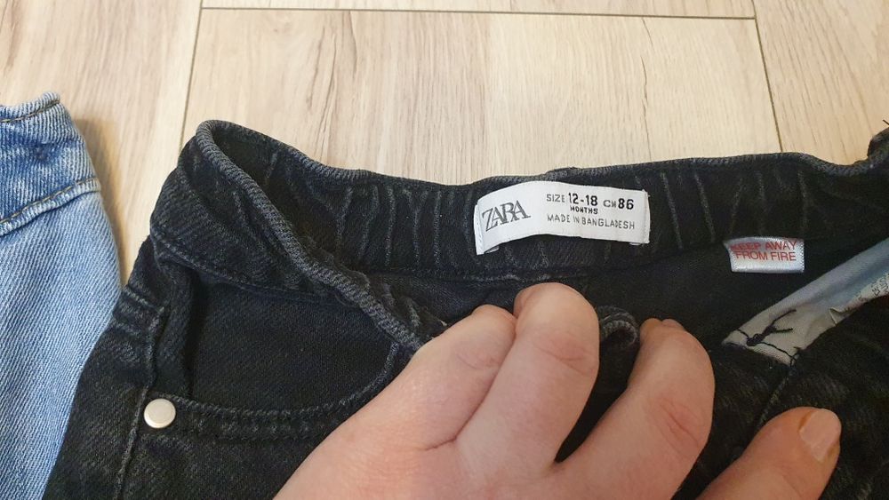 Blugi Zara si H&M masura 86