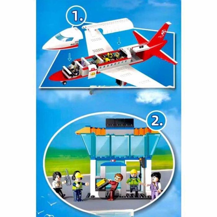 Конструктор/ЛЕГО самолет - летище 720 части