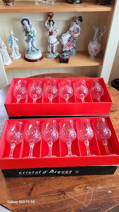 Декоративни чаши оловен кристал Longchamp  Франция