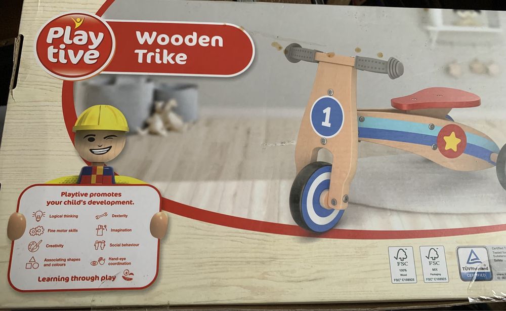 Дървено колело - триколка