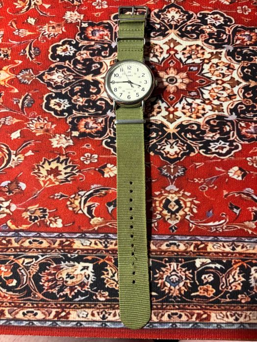 TIMEX Weekender Indiglo ceas bărbați, 40 mm, cu iluminare de fundal