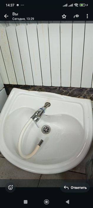 Комплект умывальника с пьедесталом