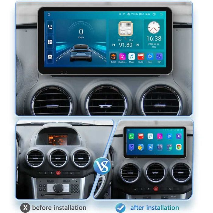 Navigatie Android Opel Antara Waze YouTube GPS Carplay BT