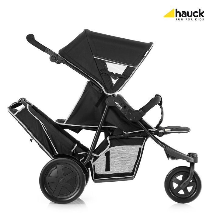 Бебешка количка за близнаци или породени деца Hauck Freerider Black