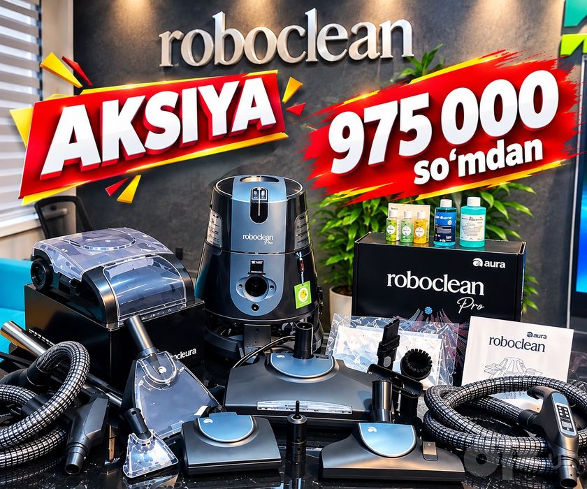 Roboclean pro 10 yillik kafolat 24 oy gacha boʻlip toʻlash imkoniyati